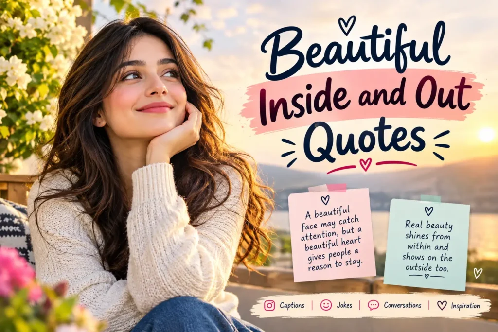 Beautiful Inside and Out Quotes