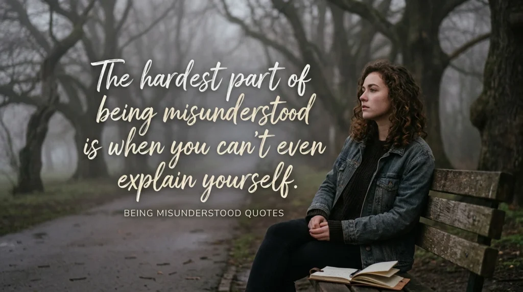 being misunderstood quotes