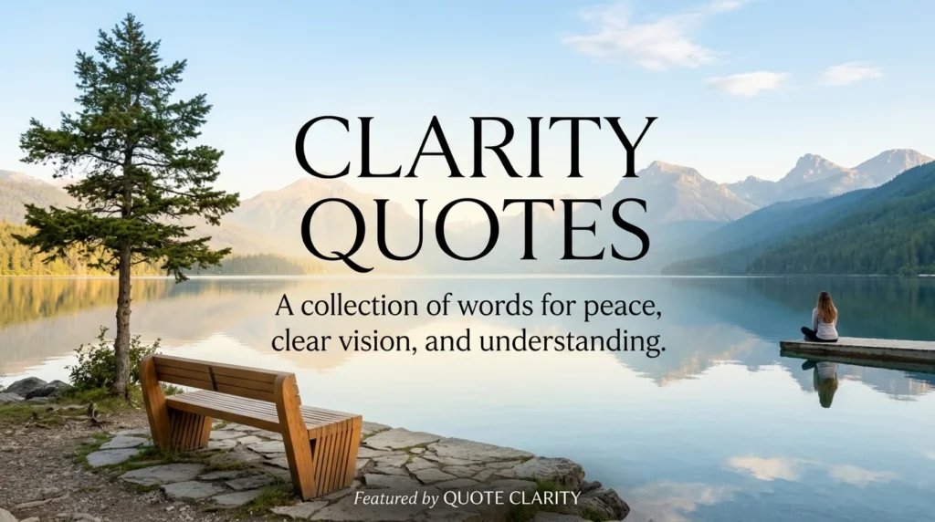 Clarity Quotes