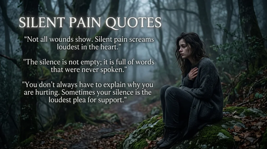 silent pain quotes